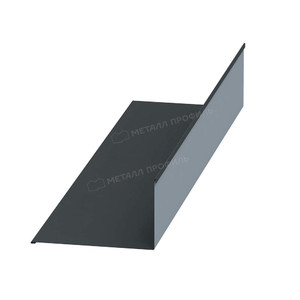 Планка примыкания верхняя. Anthracite (матовый)