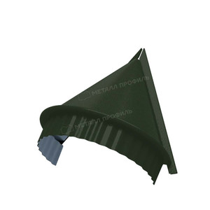 Заглушка конька конус. RAL 6007
