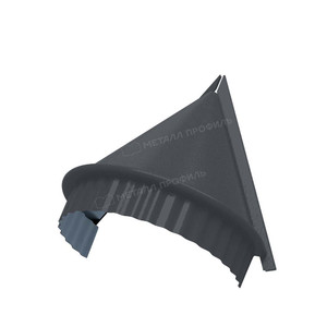 Заглушка конька конус. RAL 7024