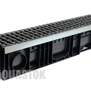 Лоток водоотводный пластиковый ЛВП PROFI DN150 H202 E600 комплект