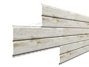 Изображение Софит Металл Профиль Lбрус ECOSTEEL Белёный Дуб